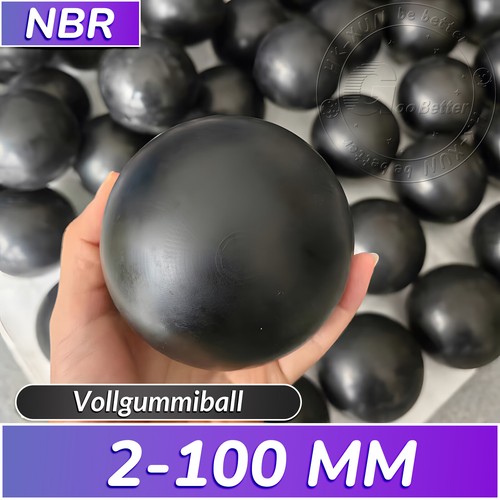 Schwarzer gummiball - schwarzer,