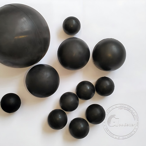 Schwarz gummiball - schwarz,